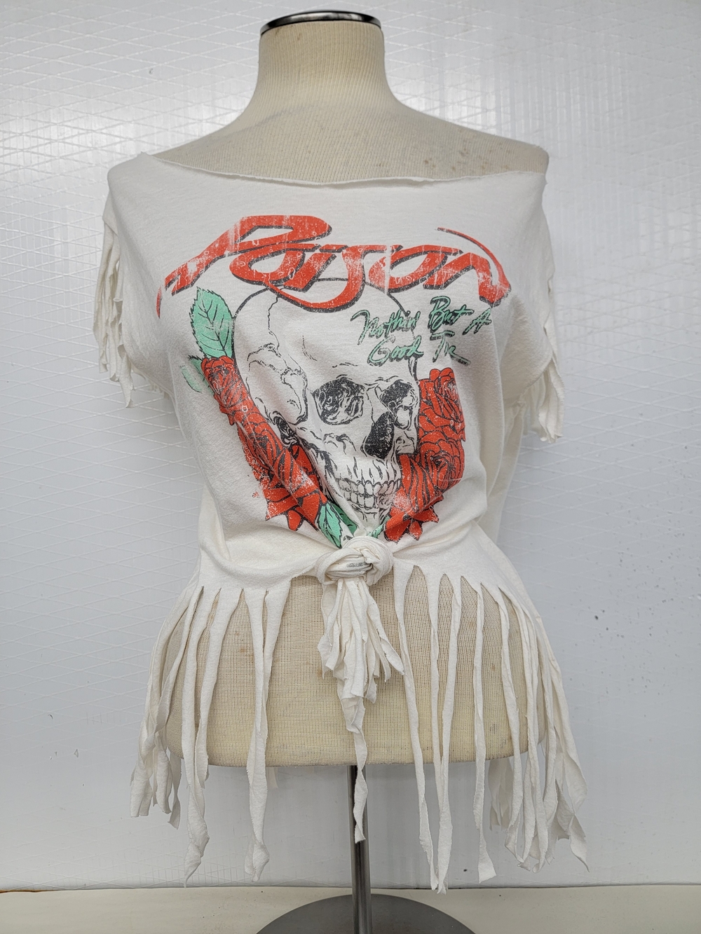 Poison Rock Band Tee Upcycled Reyro Vintage Band Merch